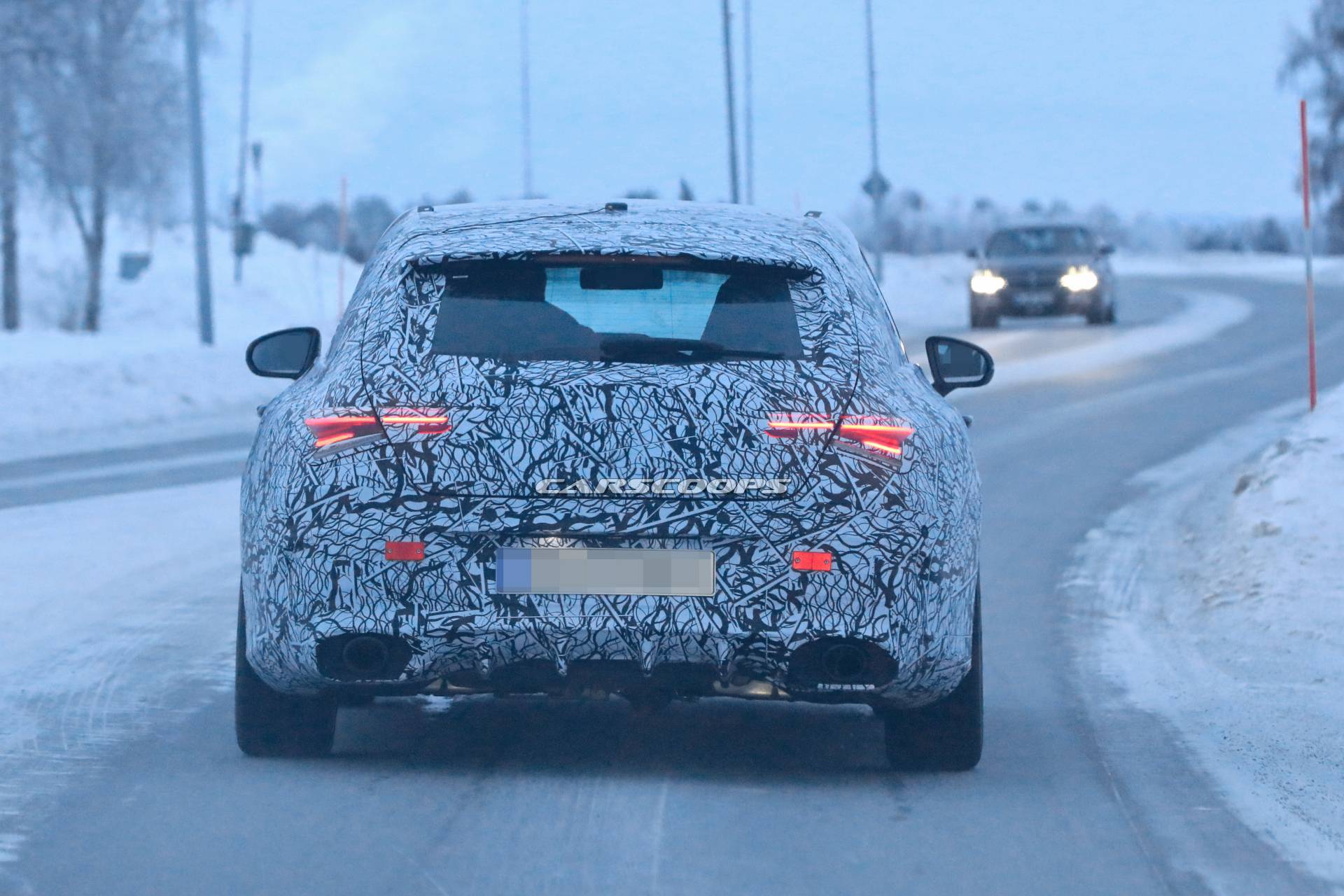 Mercedes-AMG CLA Shooting Brake spy shots 13 New Mercedes-AMG CLA 35 Shooting Brake Coming With 302HP