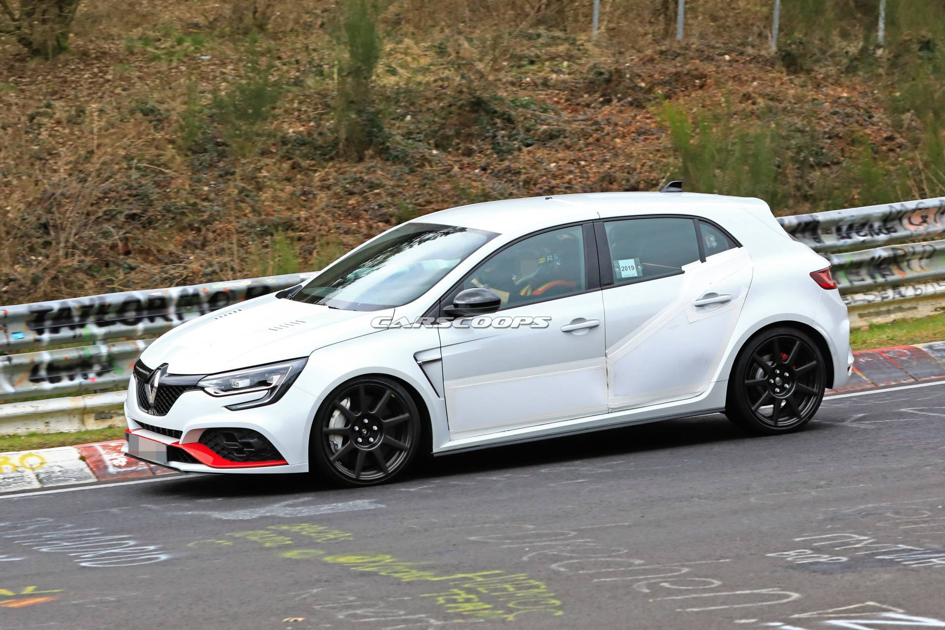 Renault Megane RS Trophy hardcore version spy shots 11 Hardcore Renault Megane RS Trophy-R Ditches Rear Seats For Nürburgring Lap Record