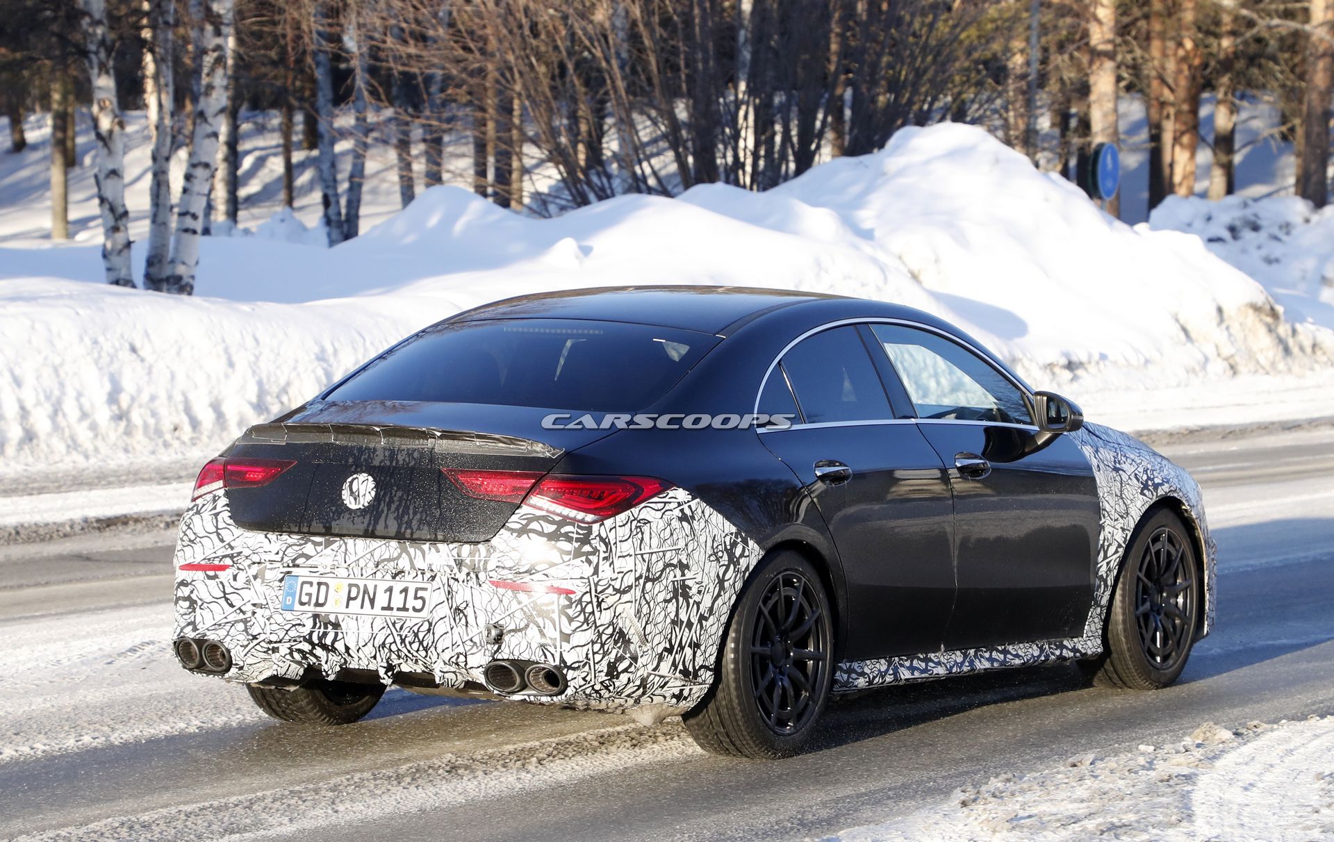 Mercedes-AMG-CLA45-Spy-Shots-14 2020 Mercedes CLA 45: AMG’s New Baby Saloon Coming With Up To 416HP, Drift Mode