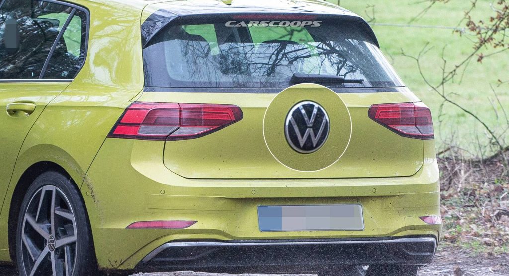  2020 Golf Mk8 Hides New Volkswagen Logo In Plain Sight