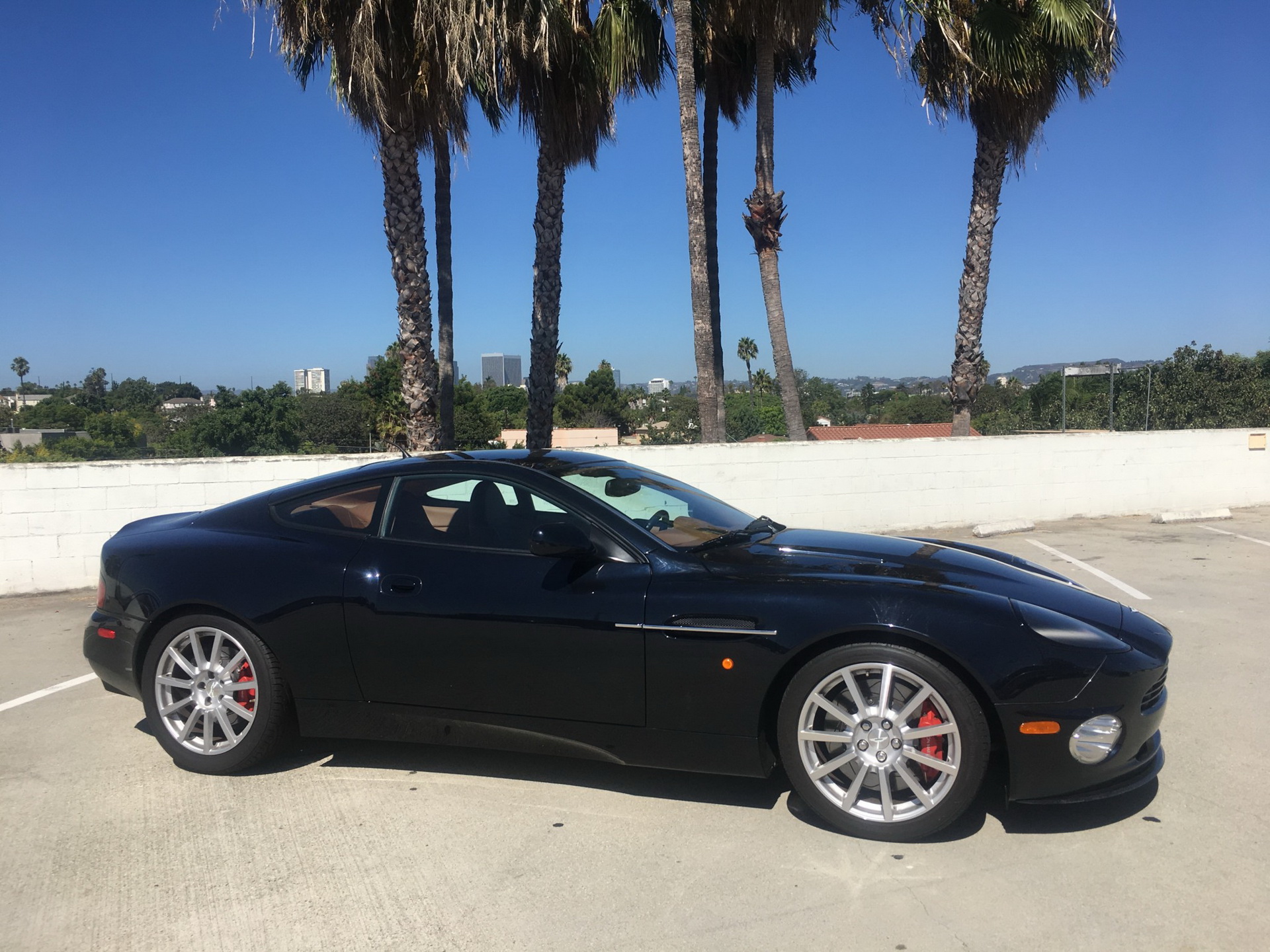2006 aston martin vanquish s bat auction 31 2006 Aston Martin Vanquish S Rocks BMW Carbon Black Paint