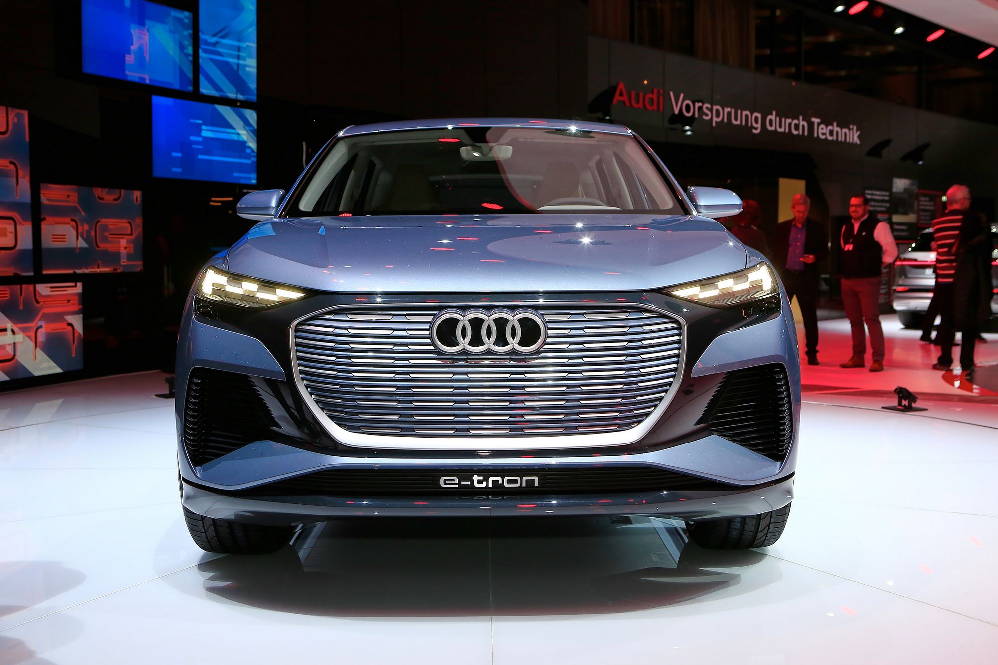 Audi-Q4-e-tron-Concept-13 Audi Q4 e-Tron Concept Previews Upcoming All-Electric Compact SUV