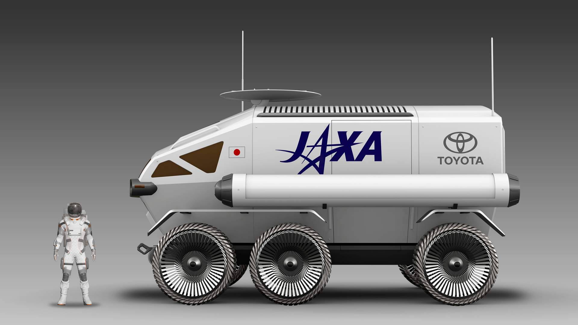 Toyota fuel cell electric lunar rover project 4 Toyota’s Lunar Rover Will Allow Humans To Drive On The Moon Again