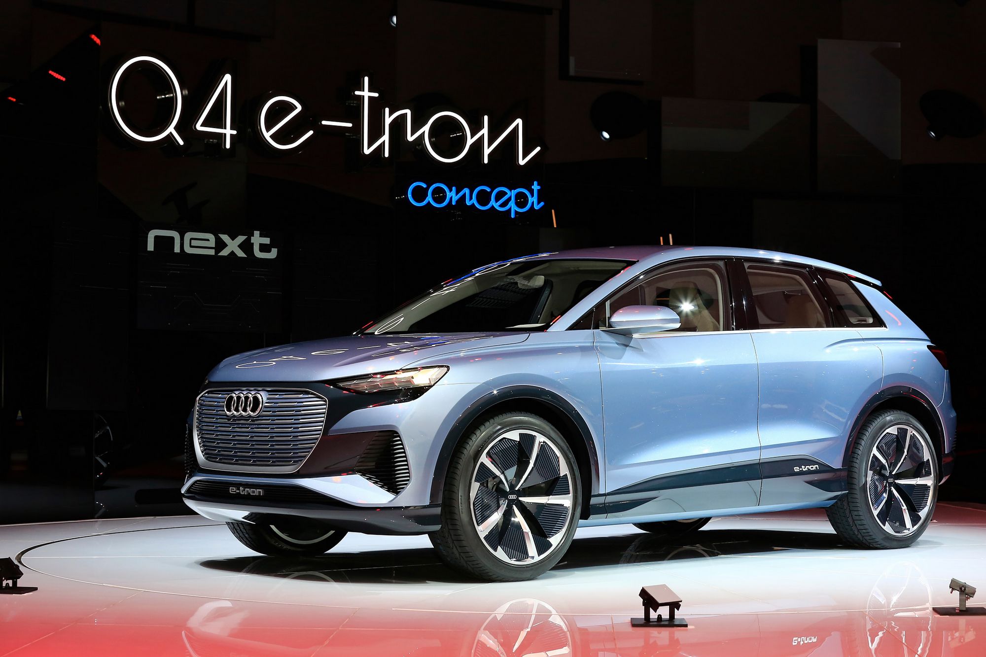 Audi-Q4-e-tron-Concept-33 Audi Q4 e-Tron Concept Previews Upcoming All-Electric Compact SUV