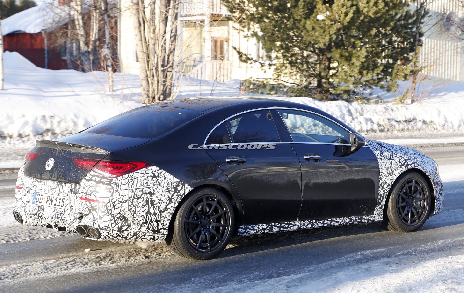 Mercedes-AMG-CLA45-Spy-Shots-13 2020 Mercedes CLA 45: AMG’s New Baby Saloon Coming With Up To 416HP, Drift Mode