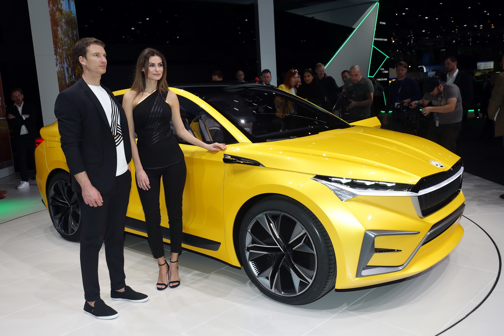 2019 skoda vision iv concept live pics 6 Skoda Vision IV EV Concept Is Yet Another Coupe SUV With An Ungainly Rear (Live Pics)