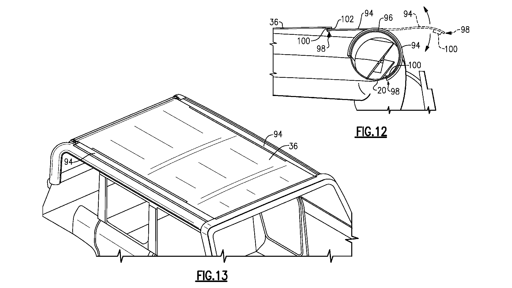 Ford-Bronco-Roof-Patent-3 Ford Bronco May Get Detachable Cloth Top Alongside Removable Doors
