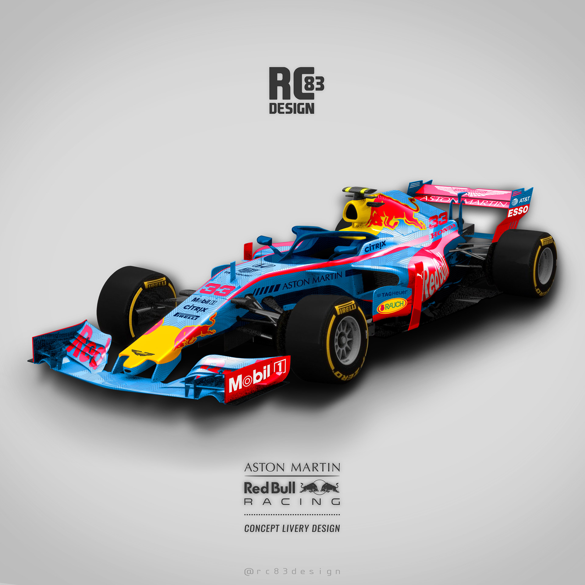 formula 1 alternate liveries renderings 3 Check Out These Awesome Alternate F1 Liveries For 2019