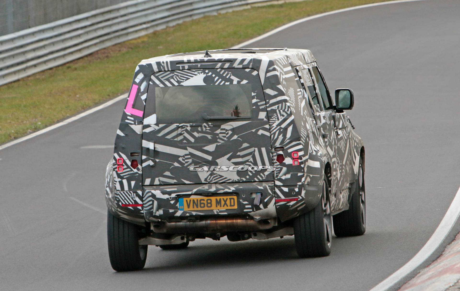 2020 Land Rover Defender spy shots at the Nurburgring 30 2020 Land Rover Defender 110 Polishing Its Road Manners At The ‘Ring