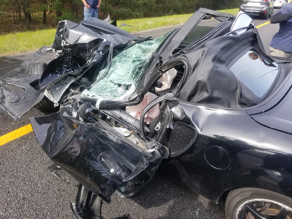 toyota mr2 crash georgia 1 Driver Escapes From Horrific MR2 Crash, Says “Kudos To Toyota Engineers!”