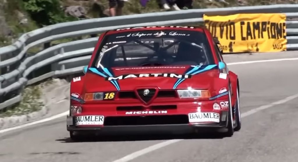  Pair Of Amazing Alfa Romeo 155 Racing Cars Are Now Tackling Hillclimbs
