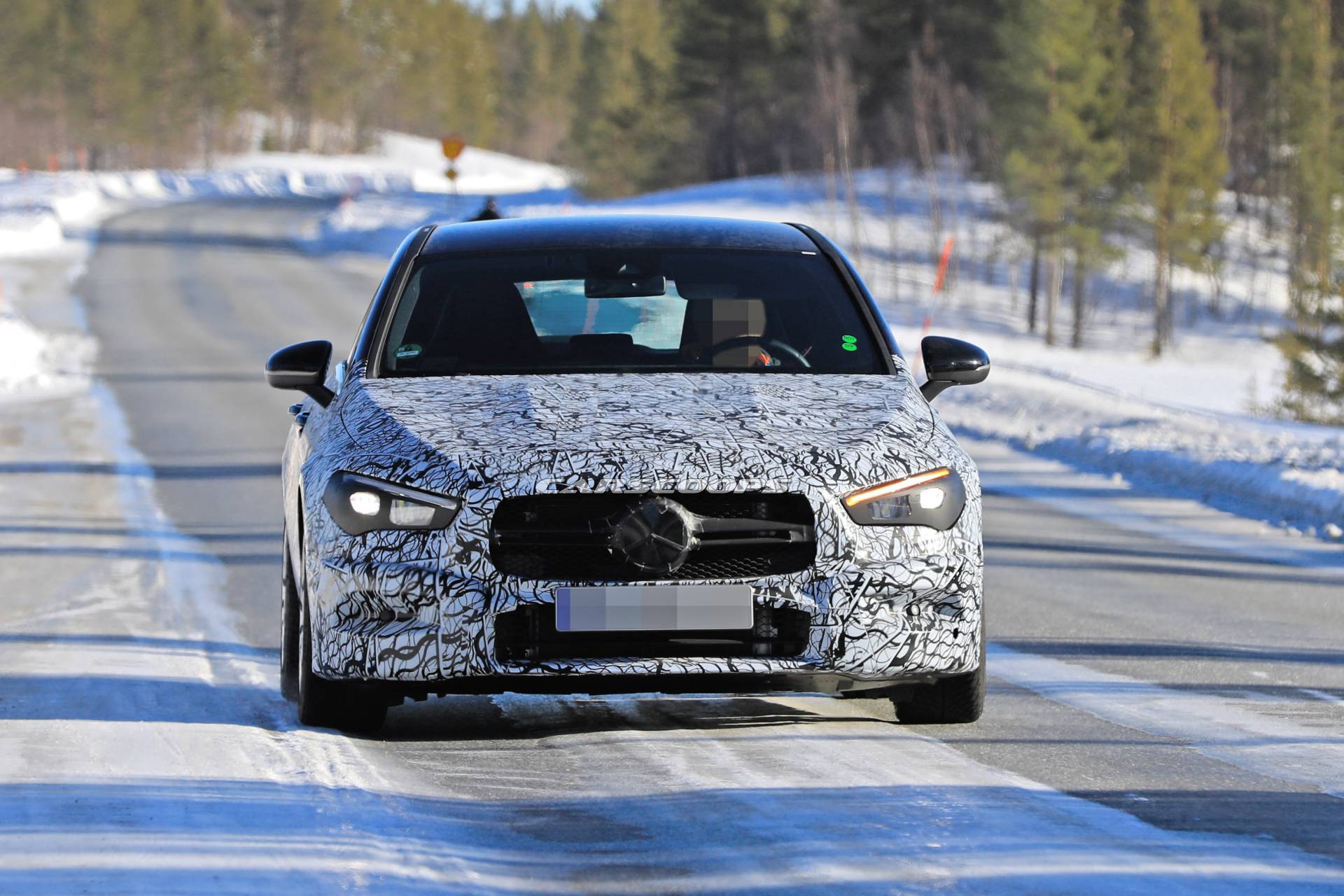 Mercedes-AMG CLA Shooting Brake spy shots 17 New Mercedes-AMG CLA 35 Shooting Brake Coming With 302HP