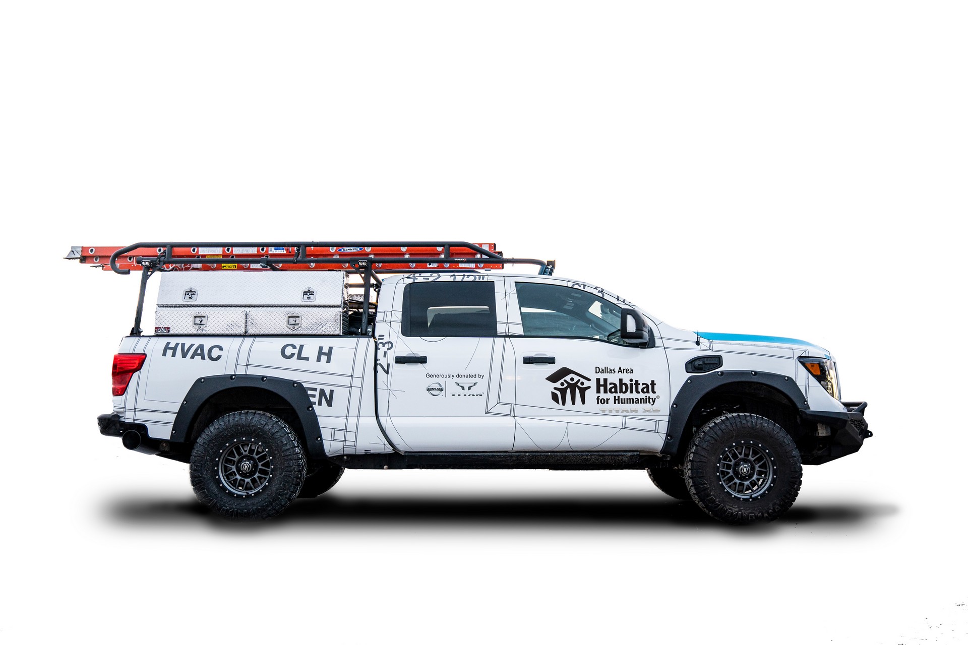 Nissan Titan Ultimate Work Truck-4 Nissan Ultimate Work Titan Is A One-Off Truck For Home Builders