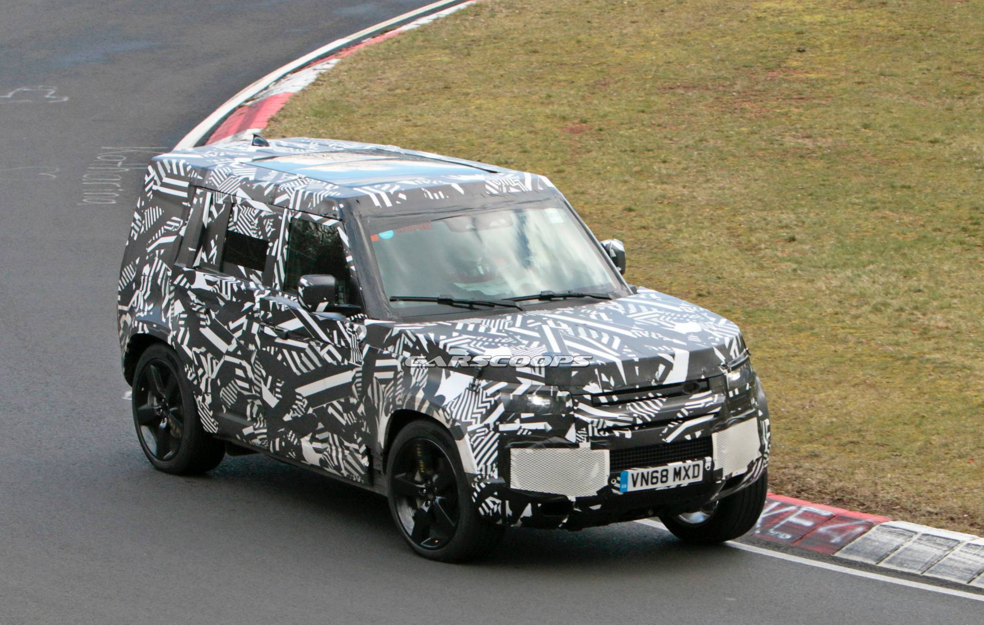 2020 Land Rover Defender spy shots at the Nurburgring 21 2020 Land Rover Defender: What It’ll Look Like, Tech & Everything Else We Know