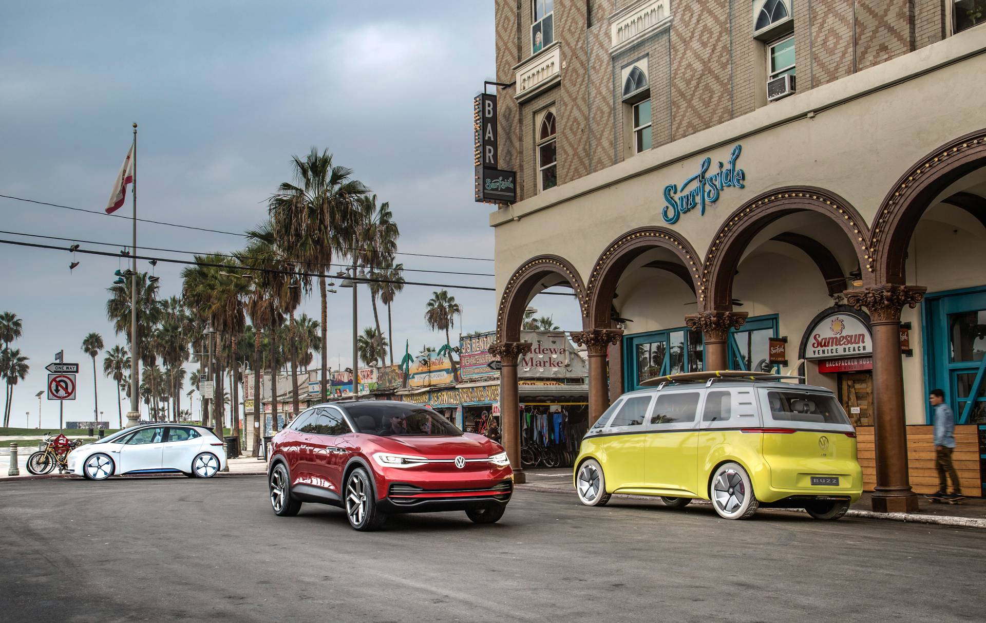 VW ID VW ID Crozz and VW ID Buzz concepts 2 Model X-Rivaling Volkswagen ID Lounge Electric SUV Concept Coming April 16