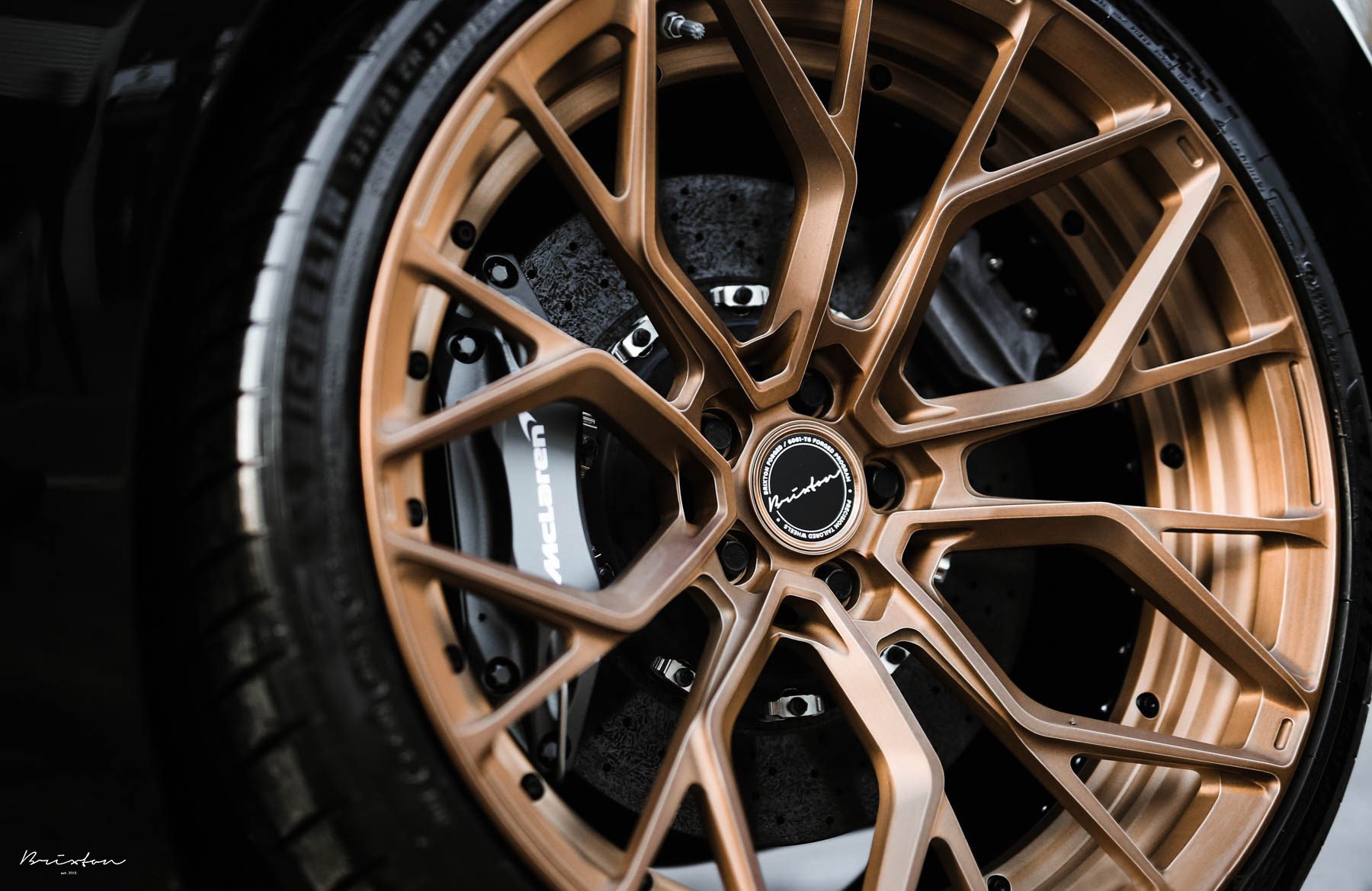 McLaren-570S-Spider-Brixton-8 Bronze-Colored Wheels Suit This Black McLaren 570S Perfectly