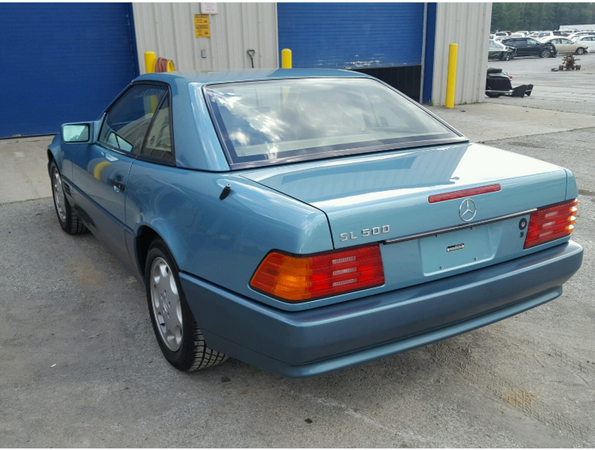 1992-Mercedes-500SL-03 Stolen 1992 Mercedes SL 500 Recovered After 27 Years With Just 1,180 Miles