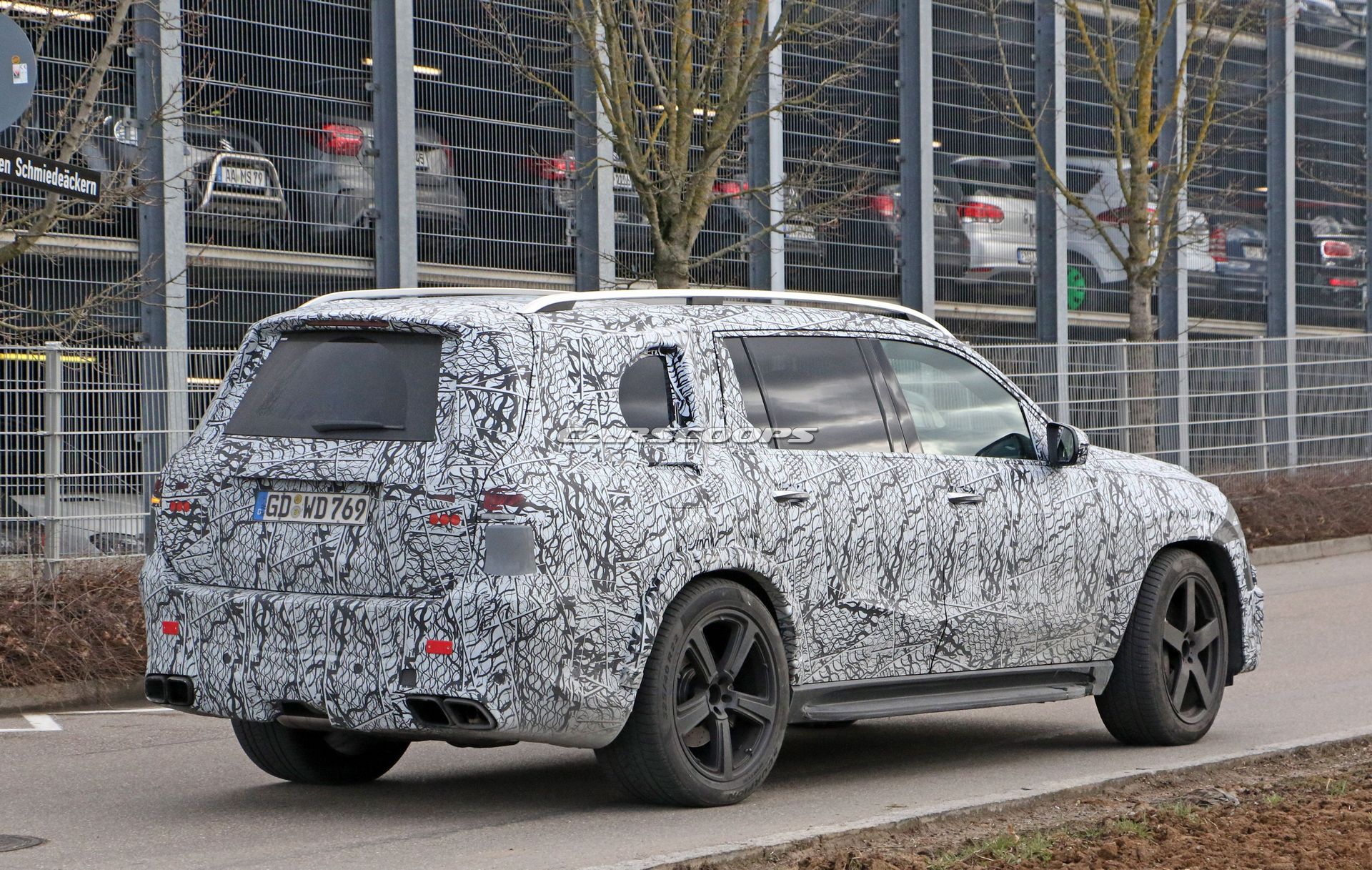Mercedes-AMG-GLS-63-7 2020 Mercedes-AMG GLS 63 Starts Taking Its Camouflage Off