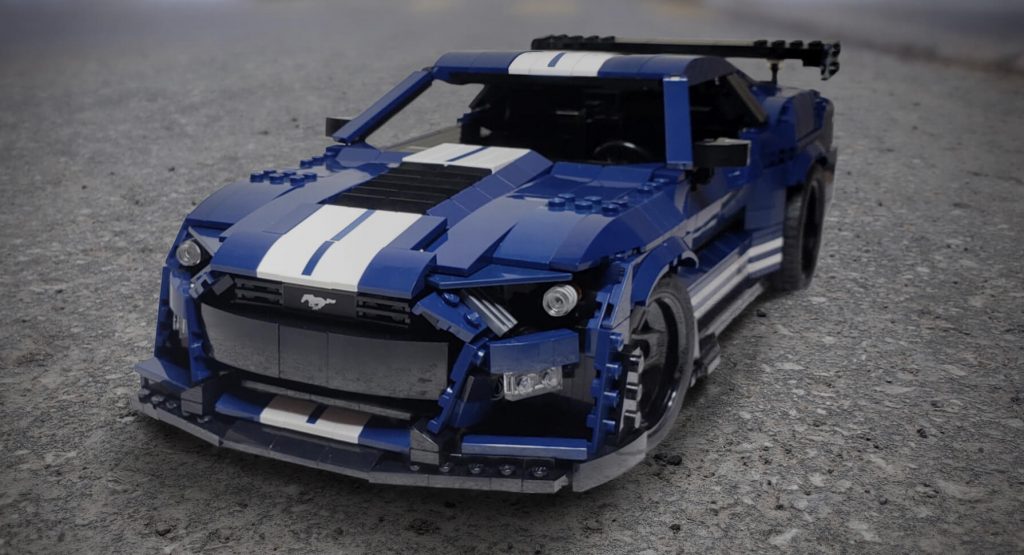  Lego Enthusiast Builds A 2020 Mustang Shelby GT500 Scale Model