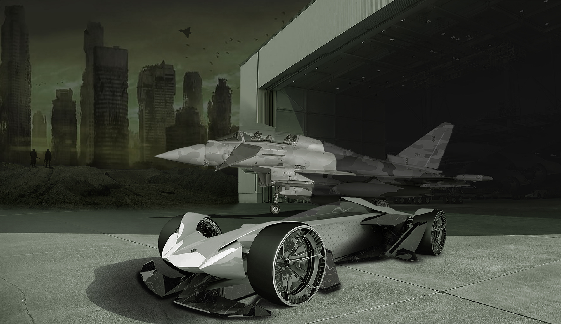 lamborghini raton rendering 4 Lamborghini Raton Is A Proposal For A New Breed Of Racer Cars