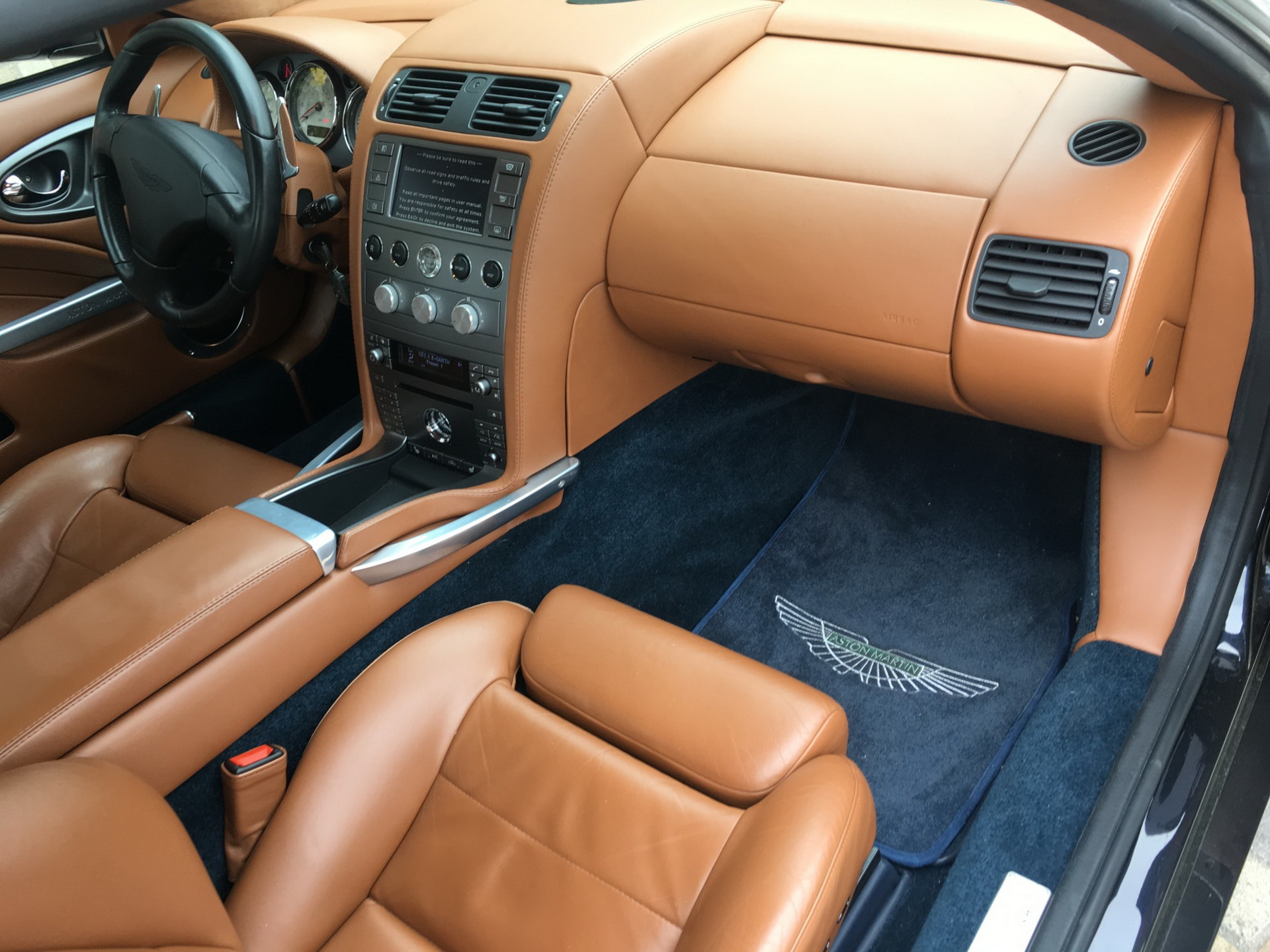 2006 aston martin vanquish s bat auction 48 2006 Aston Martin Vanquish S Rocks BMW Carbon Black Paint