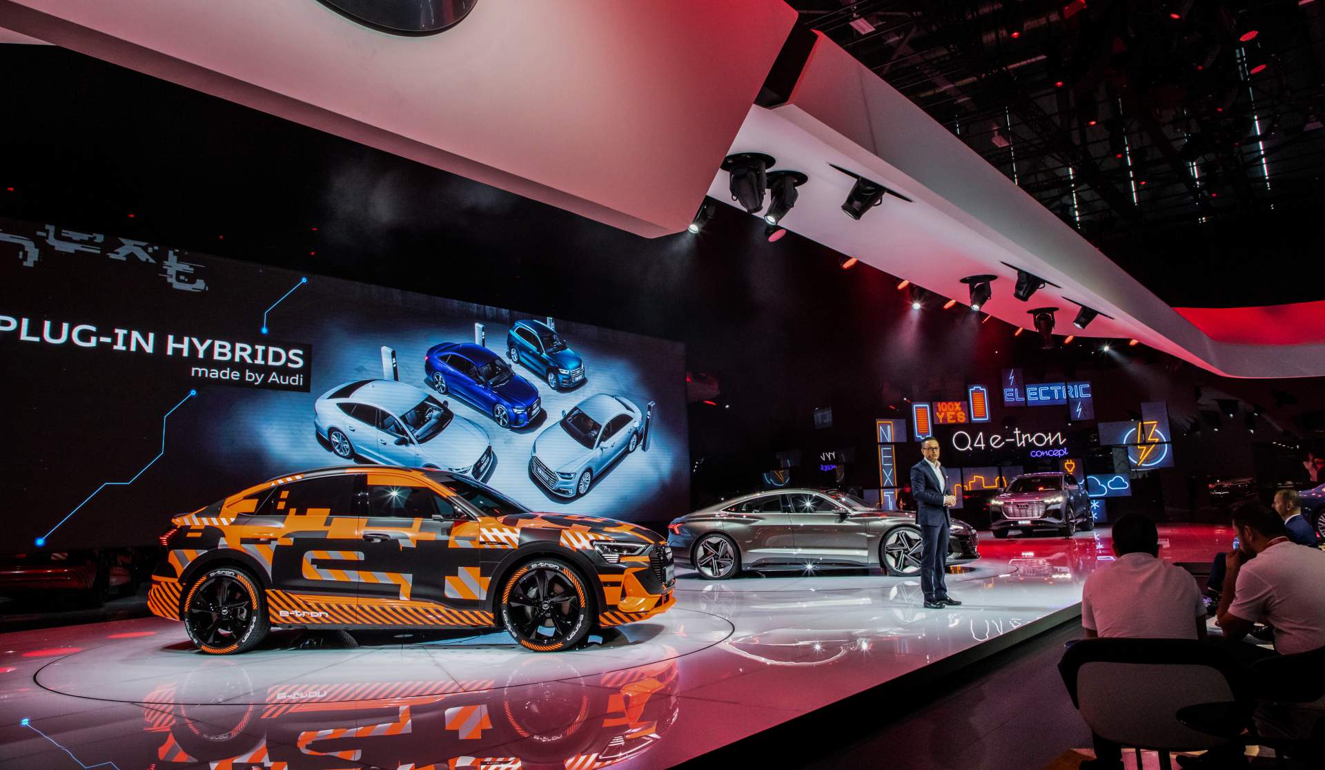 Audi at the Geneva International Motor Show 2019 Audi E-Tron Sportback Prototype Is The E-Tron SUV’s Fancier Sibling