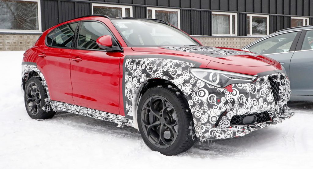  Facelifted Alfa Romeo Stelvio Spied For The First Time Inside And Out