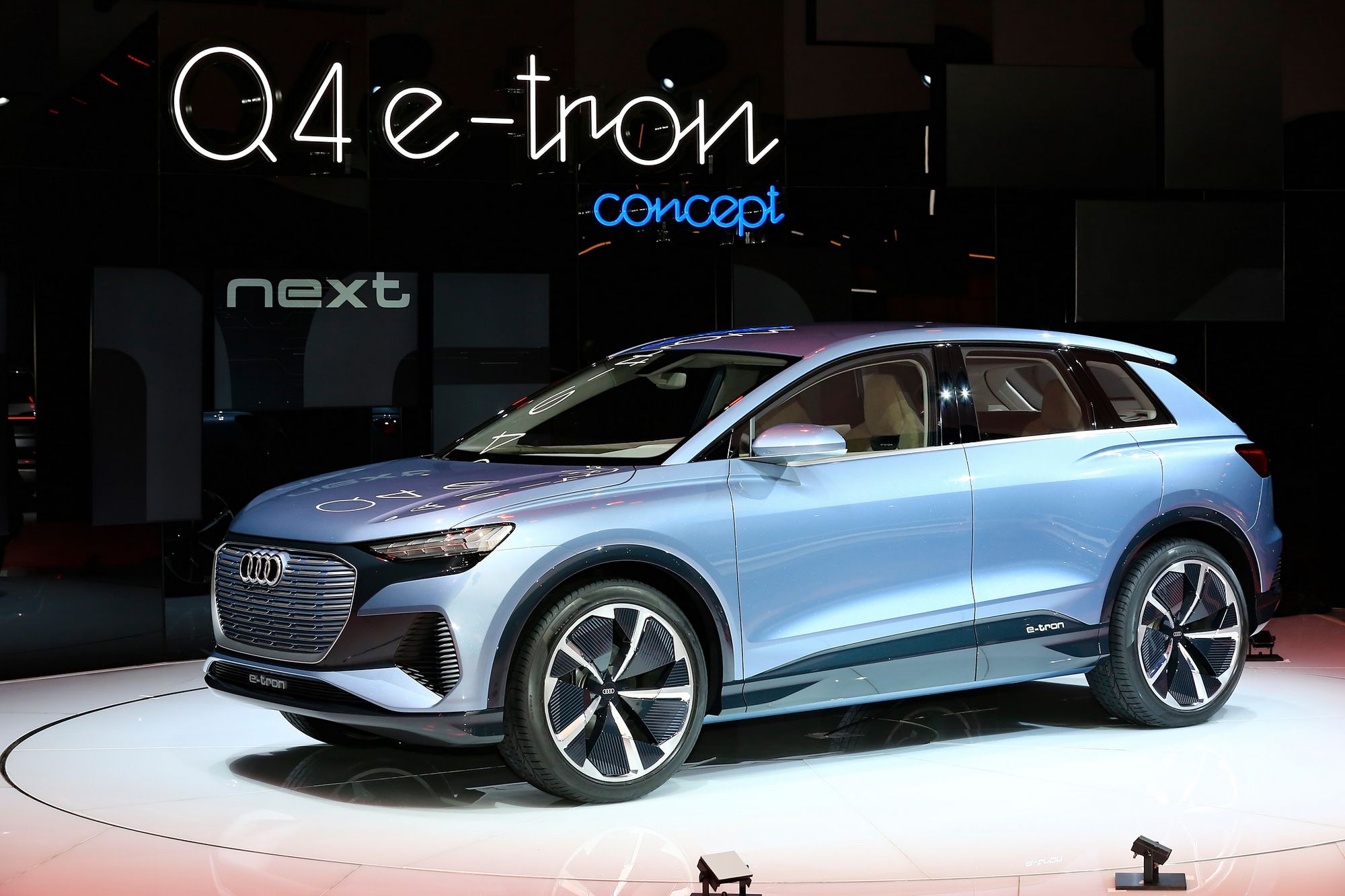 Audi-Q4-e-tron-Concept-24 Audi Q4 e-Tron Concept Previews Upcoming All-Electric Compact SUV