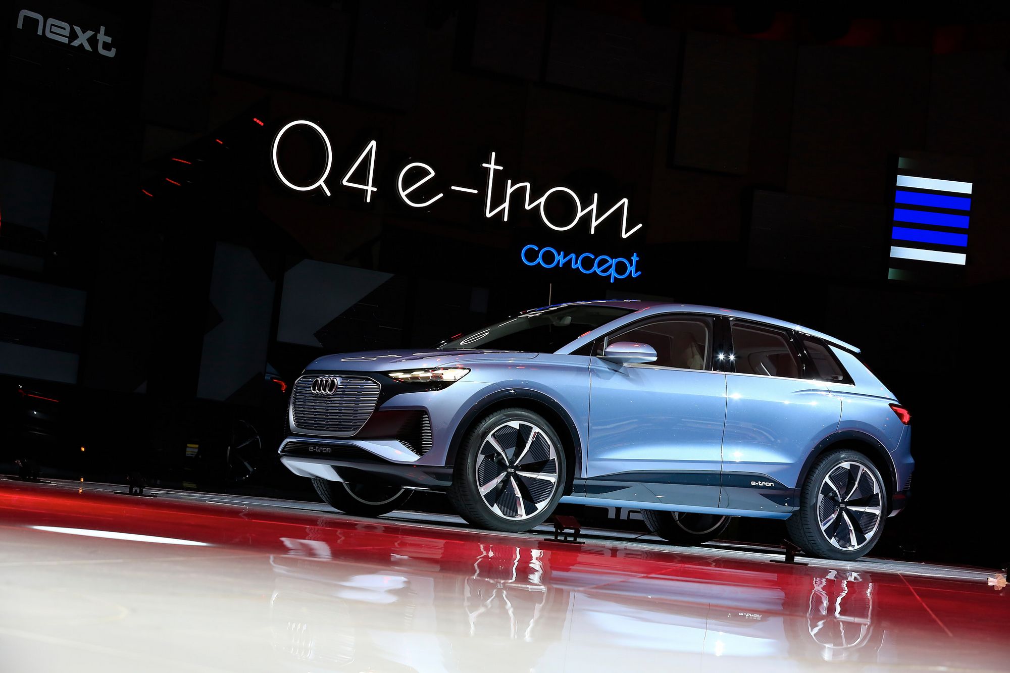 Audi-Q4-e-tron-Concept-21 Audi Q4 e-Tron Concept Previews Upcoming All-Electric Compact SUV