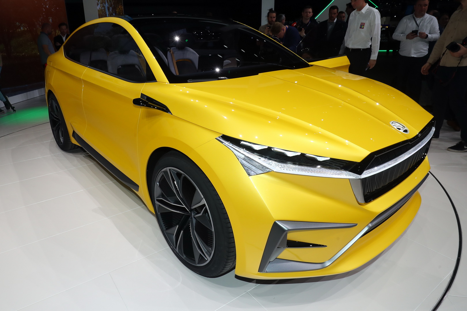 2019 skoda vision iv concept live pics 5 Skoda Vision IV EV Concept Is Yet Another Coupe SUV With An Ungainly Rear (Live Pics)