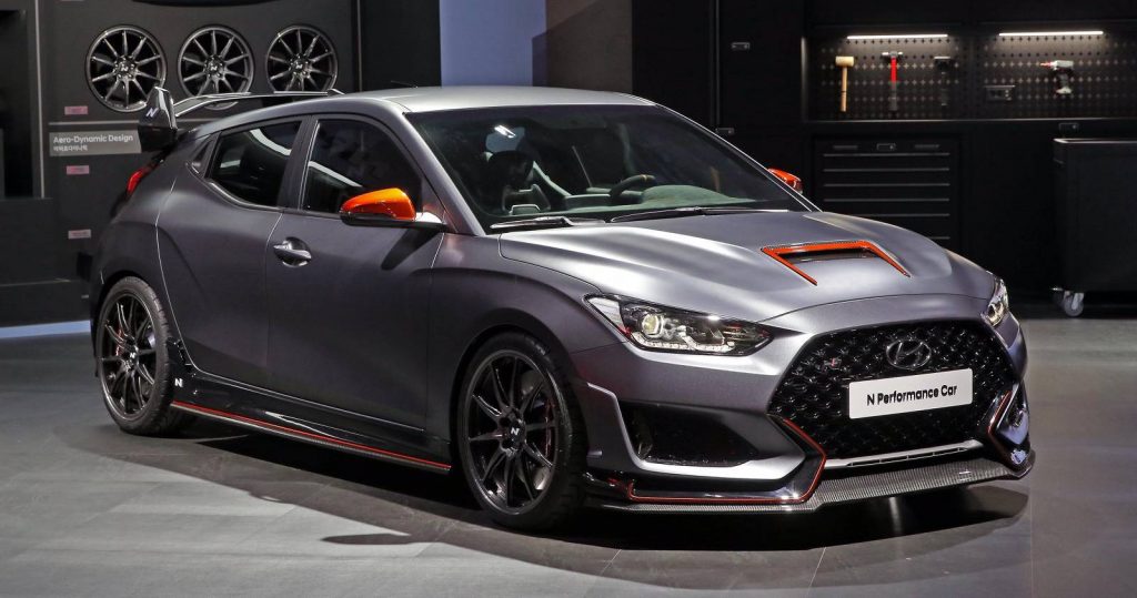  Hyundai Performance Car Concept Is A Veloster N Loaded With Custom Parts