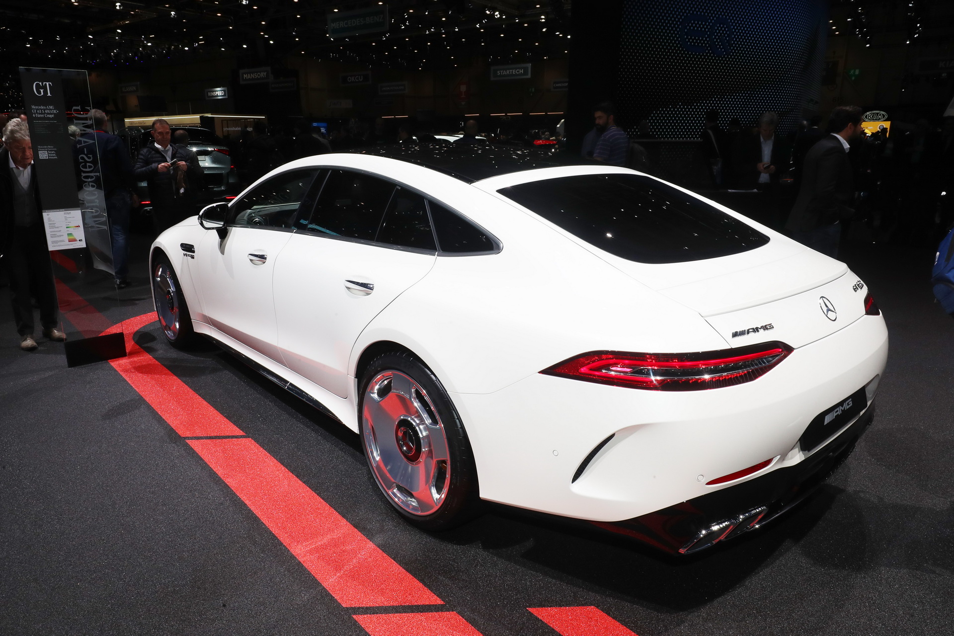 2019-Mercedes-AMG-GT4-Geneva-04 Mercedes-AMG GT 4-Door Coupe Poses On New Monoblock Wheels And The Want Is Real