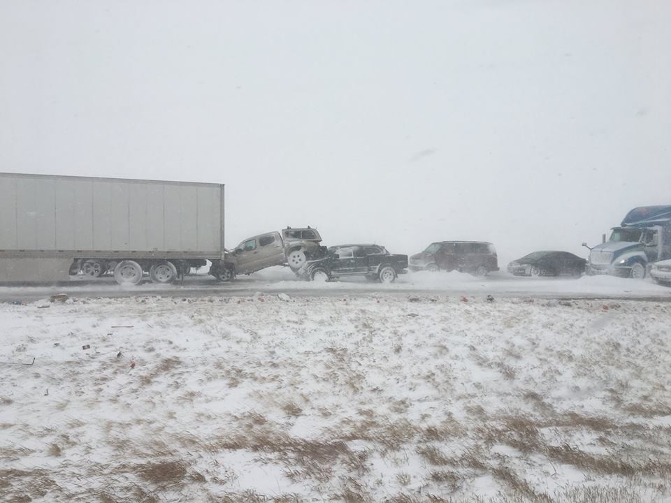 Wellington Crash-4 Slick Roads And Whiteout Conditions Cause 100-Car Crash In Colorado