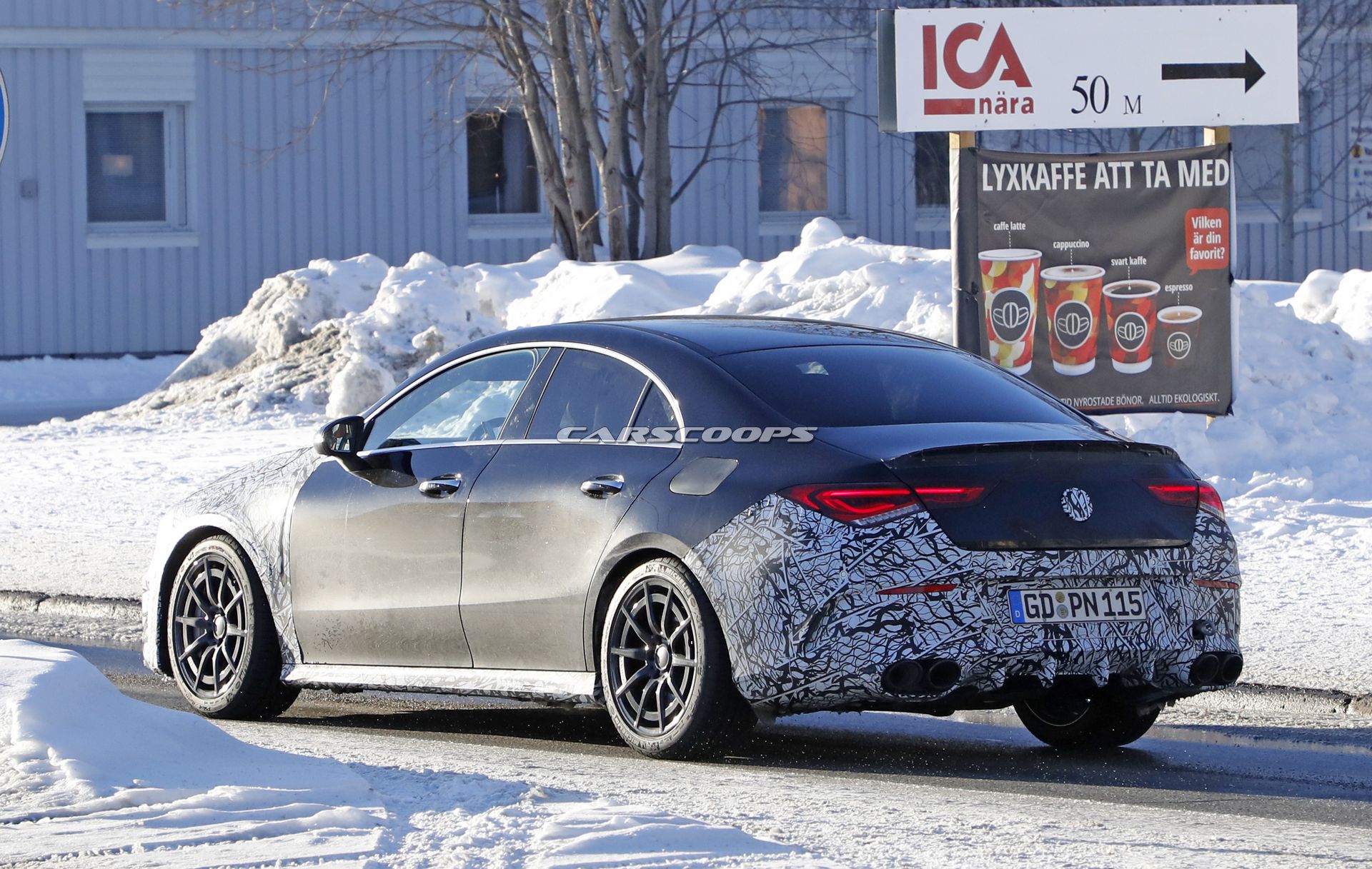 Mercedes-AMG-CLA45-Spy-Shots-9 2020 Mercedes CLA 45: AMG’s New Baby Saloon Coming With Up To 416HP, Drift Mode