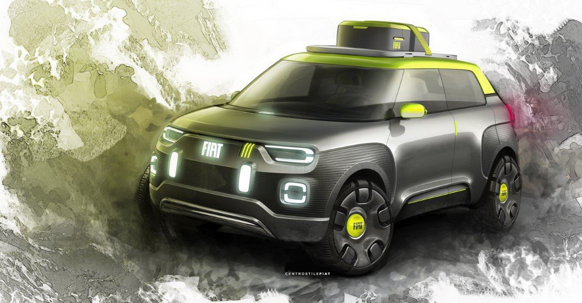 2019-Fiat-Centoventi-Concept-06 Fiat Centoventi EV Concept Is A First Look At Exciting Future Panda City Car (Live Pics)