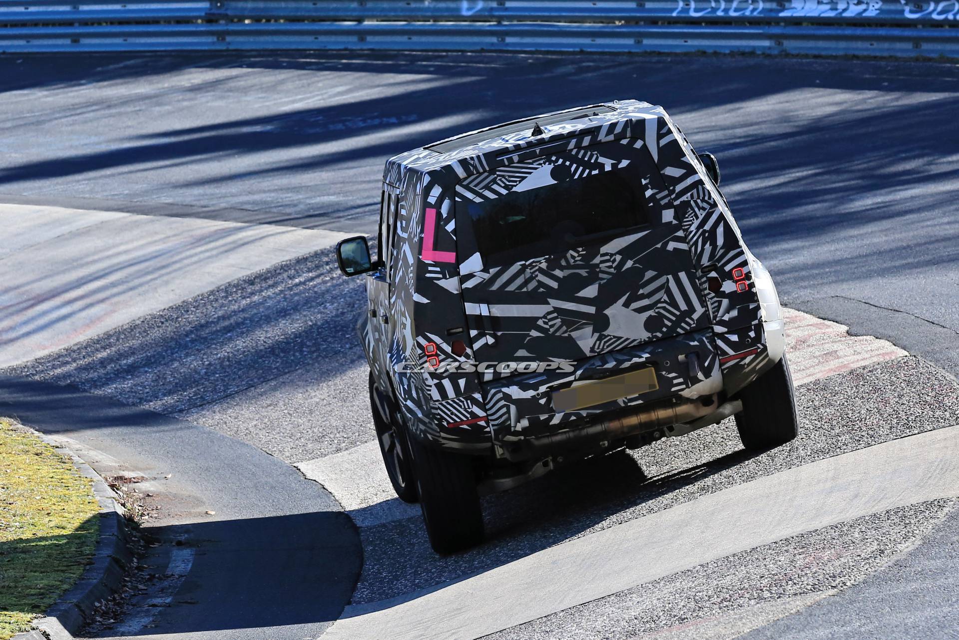2020 Land Rover Defender spy shots at the Nurburgring 18 2020 Land Rover Defender 110 Polishing Its Road Manners At The ‘Ring