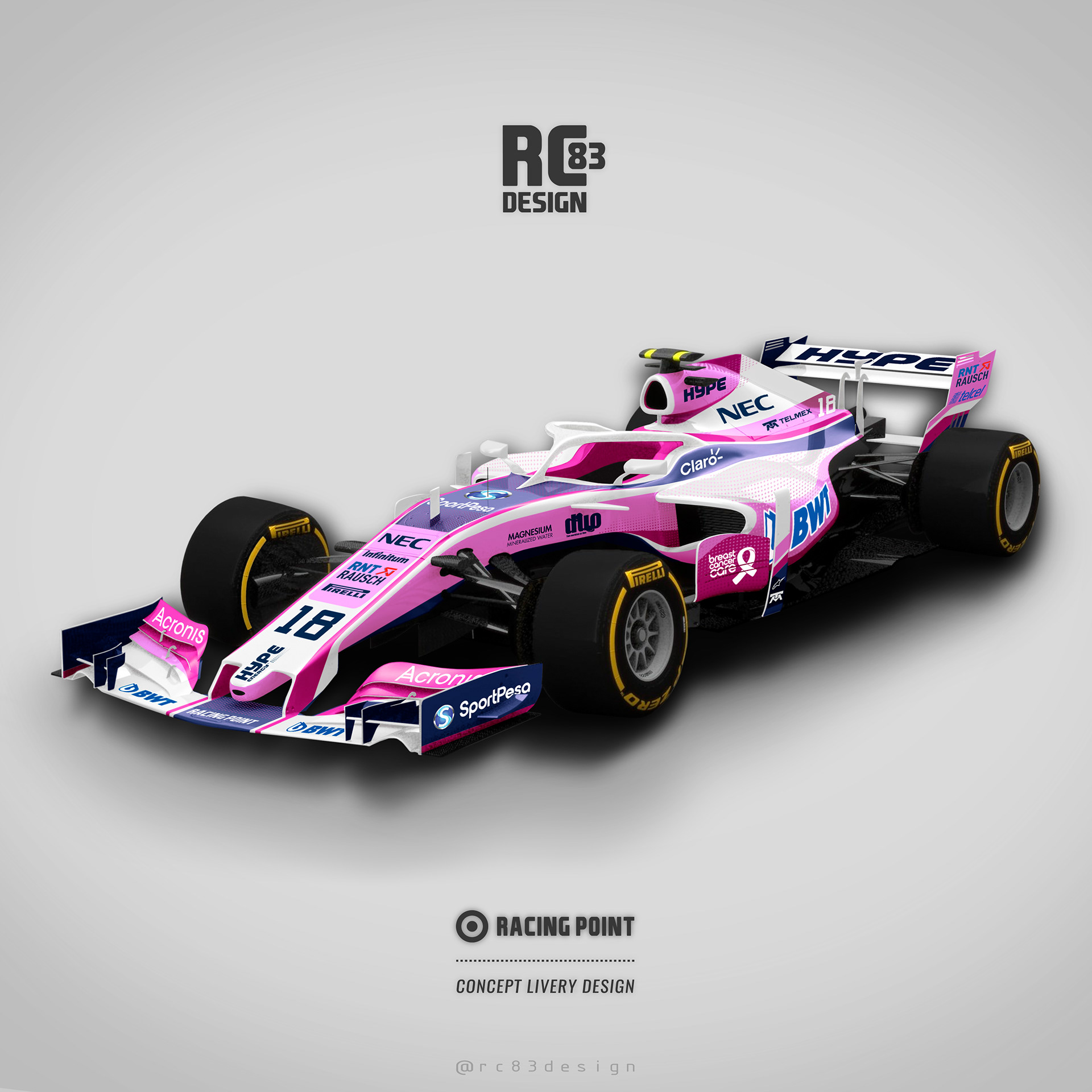 formula 1 alternate liveries renderings 7 Check Out These Awesome Alternate F1 Liveries For 2019