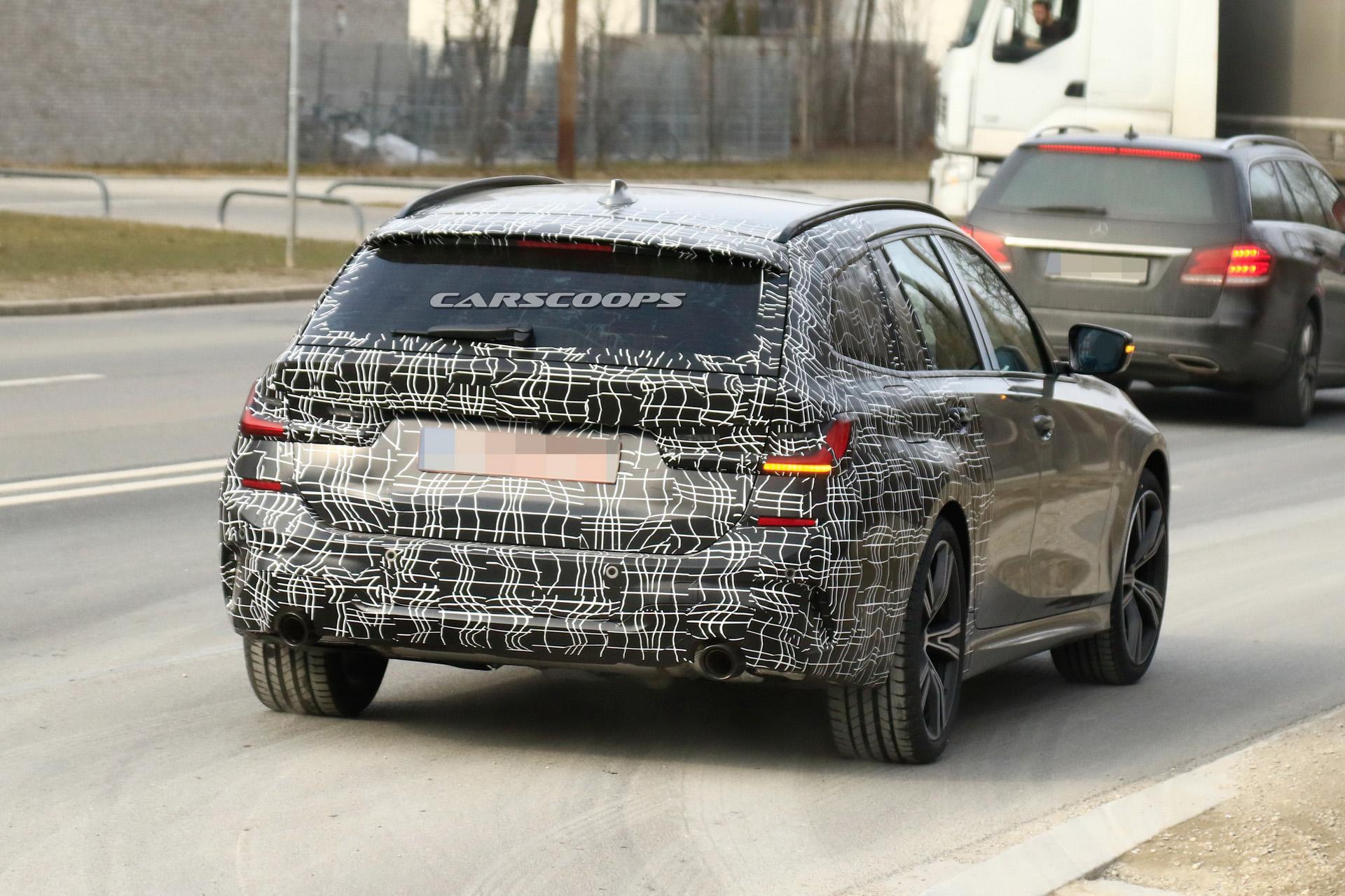 2020 bmw 3-series touring new spy 22 2020 BMW 3-Series Touring Spy Shots Reveal New Kink-y Rear Window Line