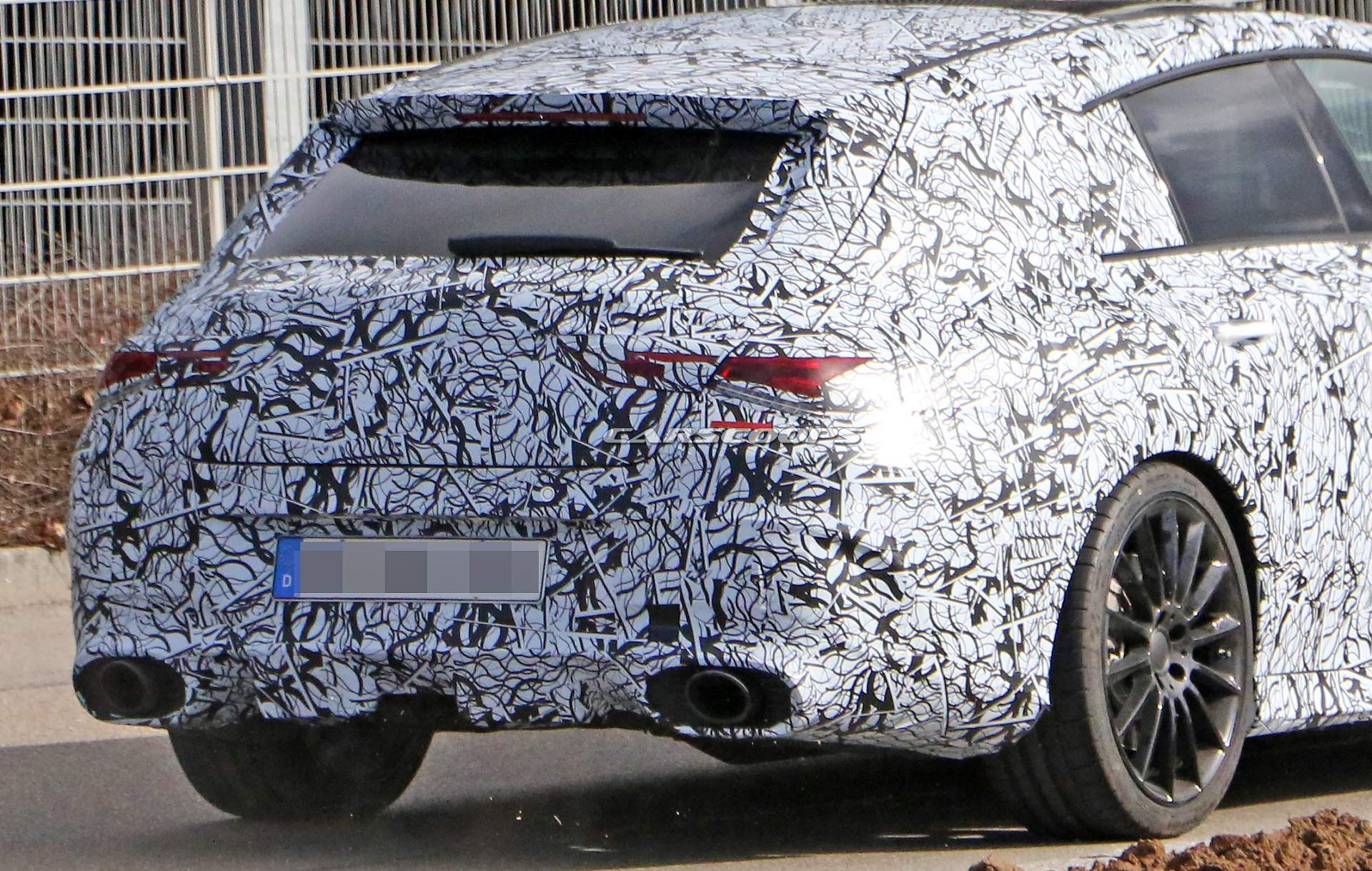 Mercedes-AMG CLA Shooting Brake spy shots 12 New Mercedes-AMG CLA 35 Shooting Brake Coming With 302HP