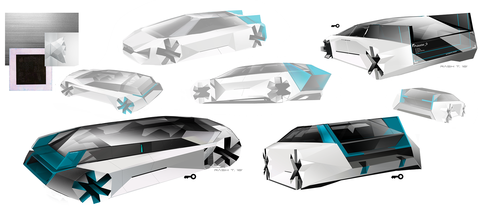 Polestar-0-1 Polestar 0 Is A Boxy And Edgy Concept For A Future Family EV