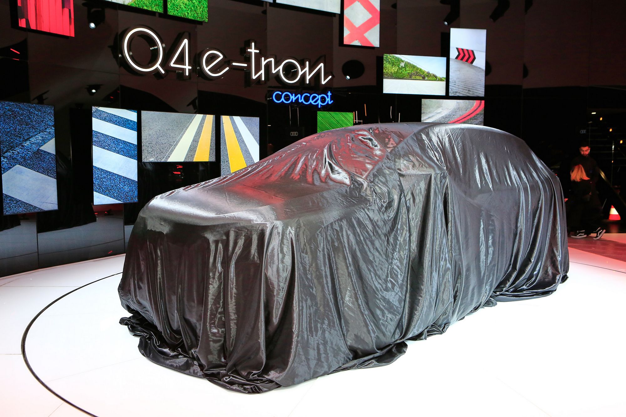 Audi-Q4-e-tron-Concept-1 Audi Q4 e-Tron Concept Previews Upcoming All-Electric Compact SUV