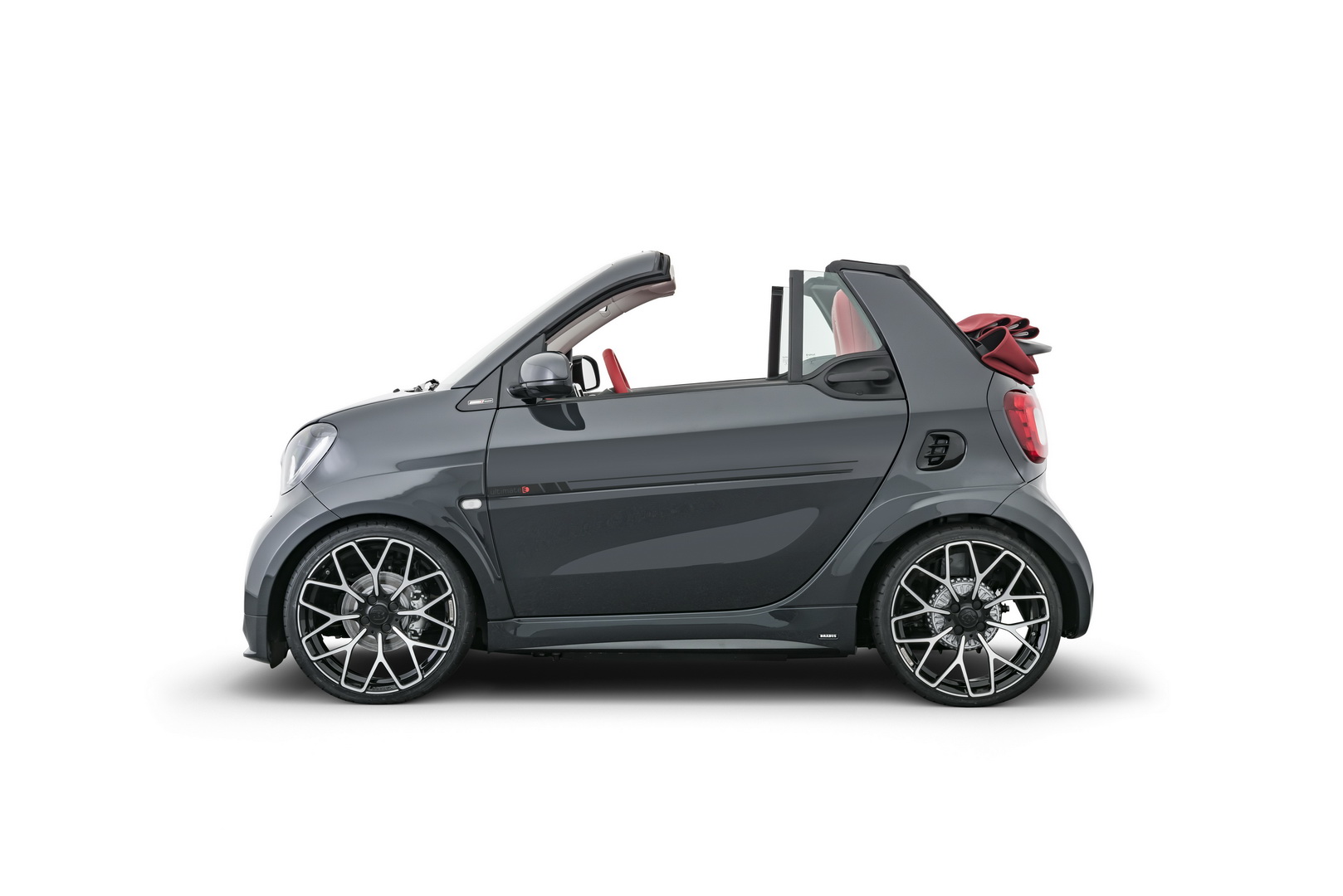 2019 brabus ultimate e shadow edition smart fortwo eq cabrio 5 Brabus Ultimate E Shadow Edition Is A €64,900 Smart ForTwo EQ!