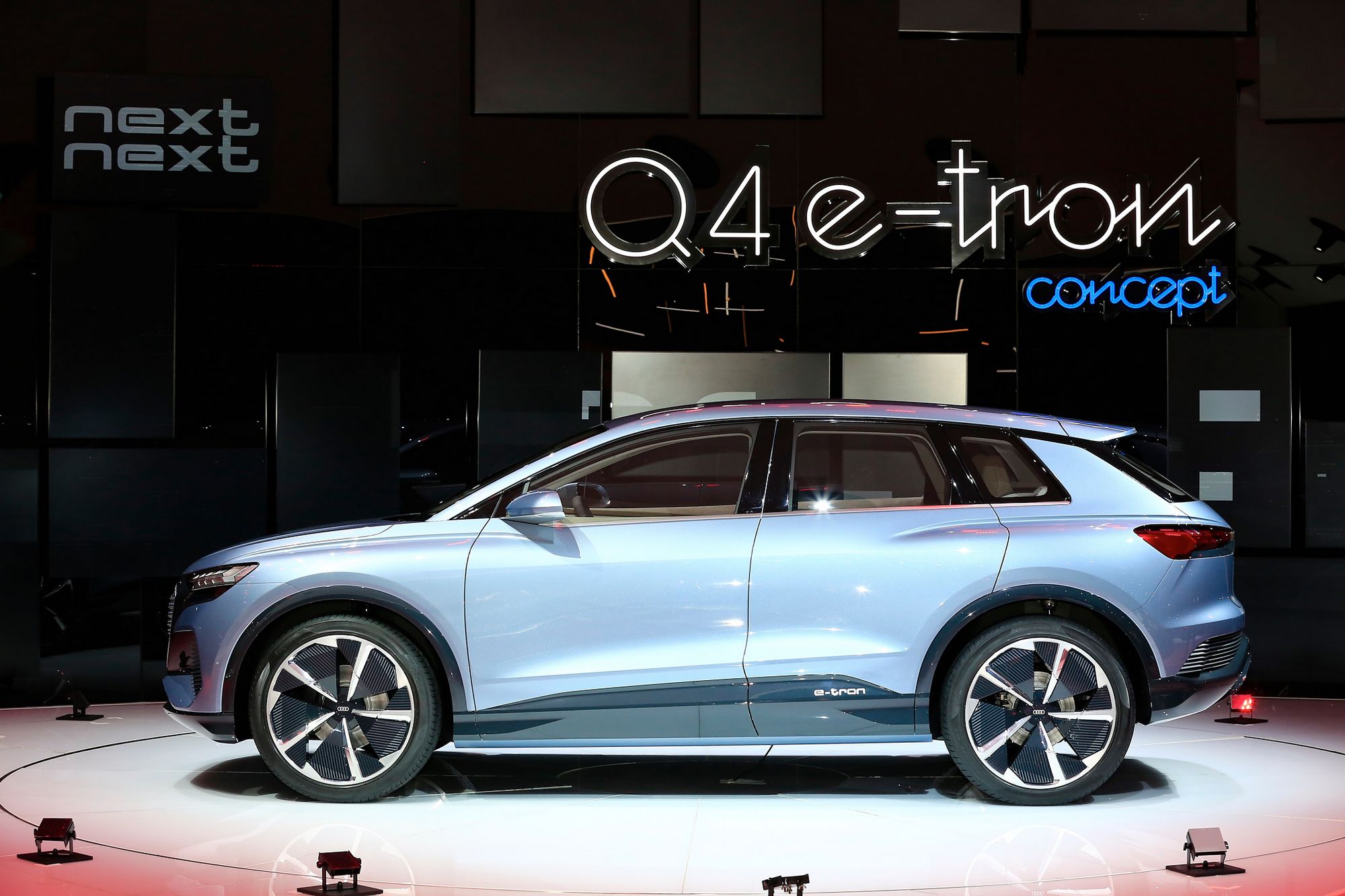 Audi-Q4-e-tron-Concept-27 Audi Q4 e-Tron Concept Previews Upcoming All-Electric Compact SUV