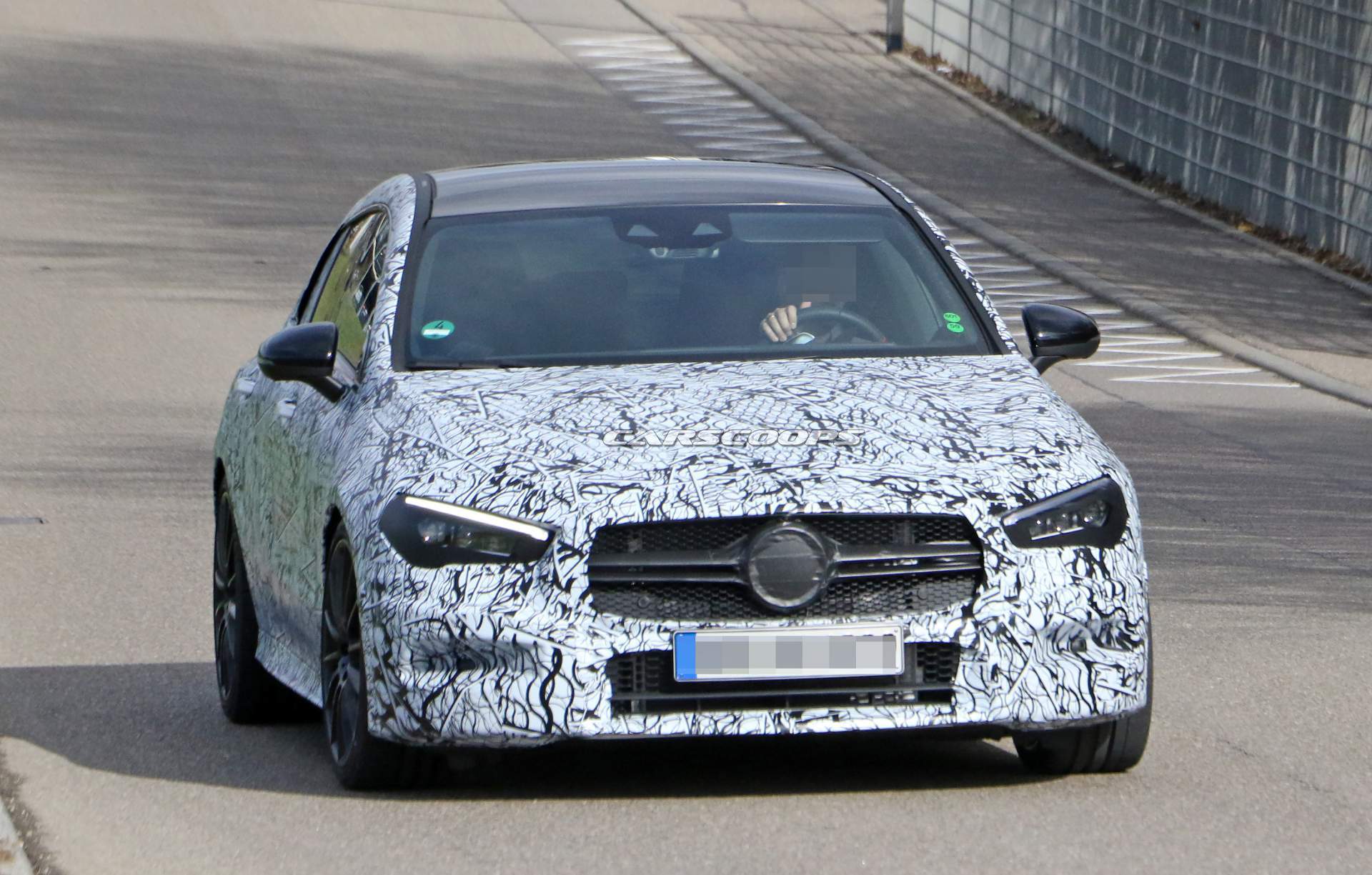 Mercedes-AMG CLA Shooting Brake spy shots 1 New Mercedes-AMG CLA 35 Shooting Brake Coming With 302HP