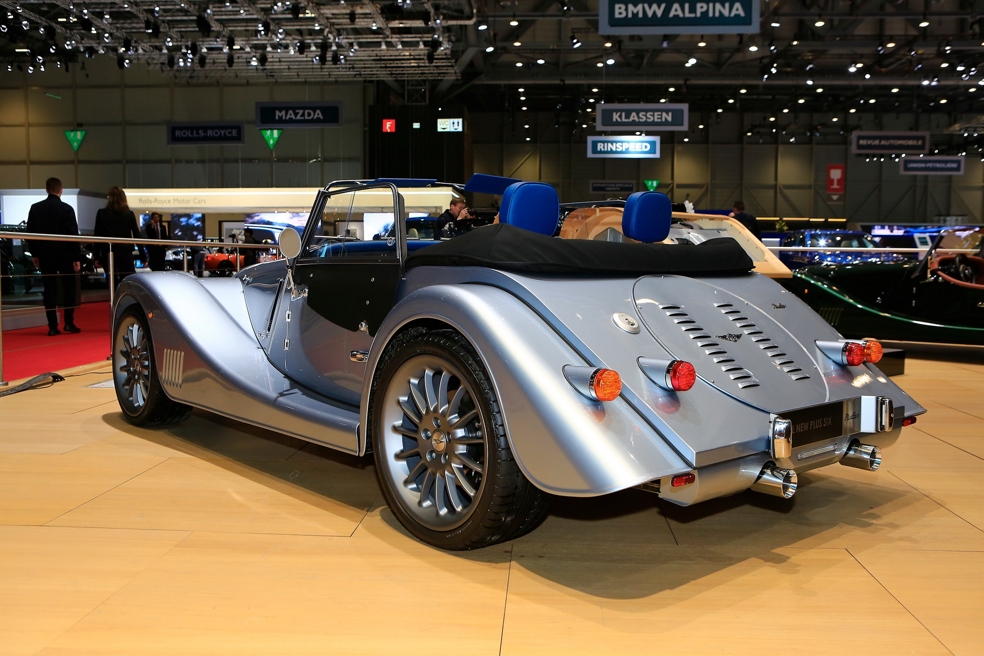 Morgan Geneva 19 Morgan Plus Six Has An Aluminum & Wood Platform And A Supra / Z4 Engine