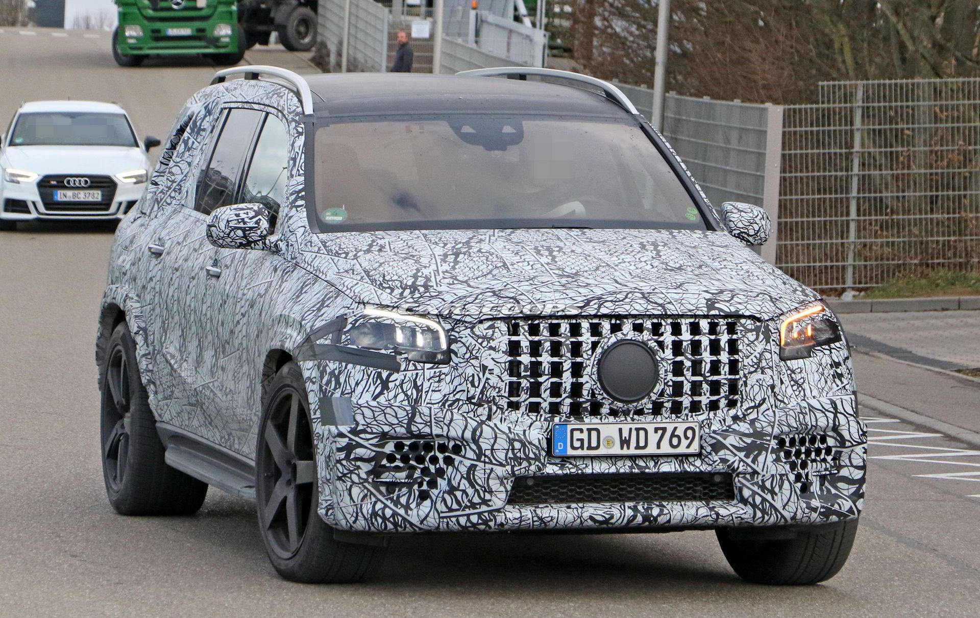 Mercedes-AMG-GLS-63-3 2020 Mercedes-AMG GLS 63 Starts Taking Its Camouflage Off