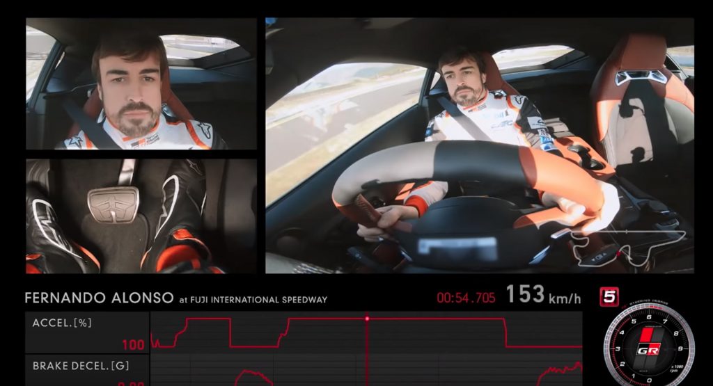  Fernando Alonso Samples New Toyota Supra, Walks Away Impressed