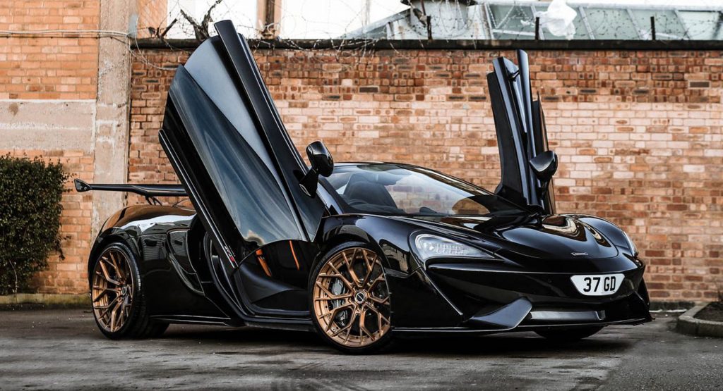  Bronze-Colored Wheels Suit This Black McLaren 570S Perfectly