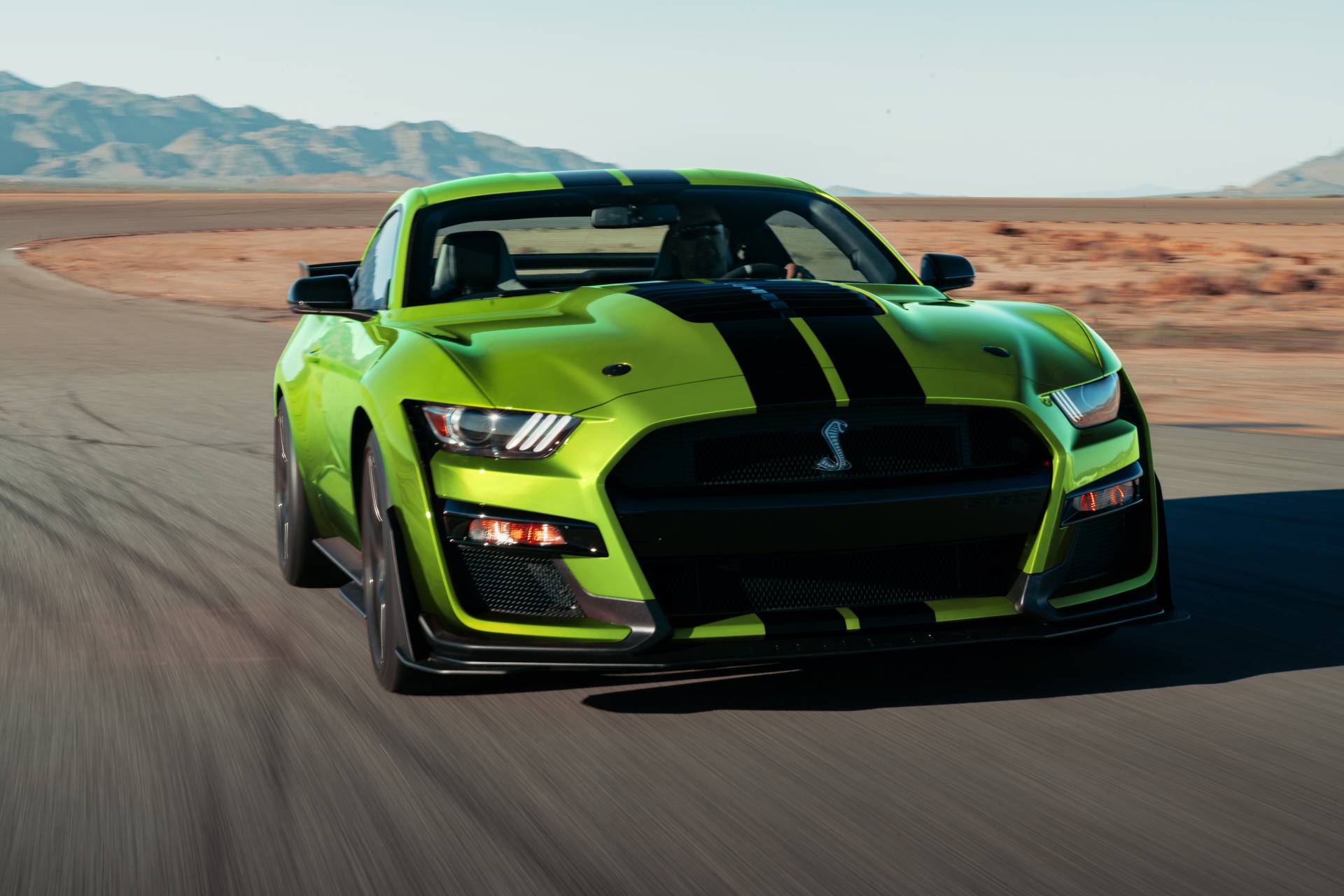 2020 Ford Mustang Shelby GT500 in Grabber Lime paint 1 2020 Ford Mustang Gains Grabber Lime Color In Time For St. Patrick’s Day