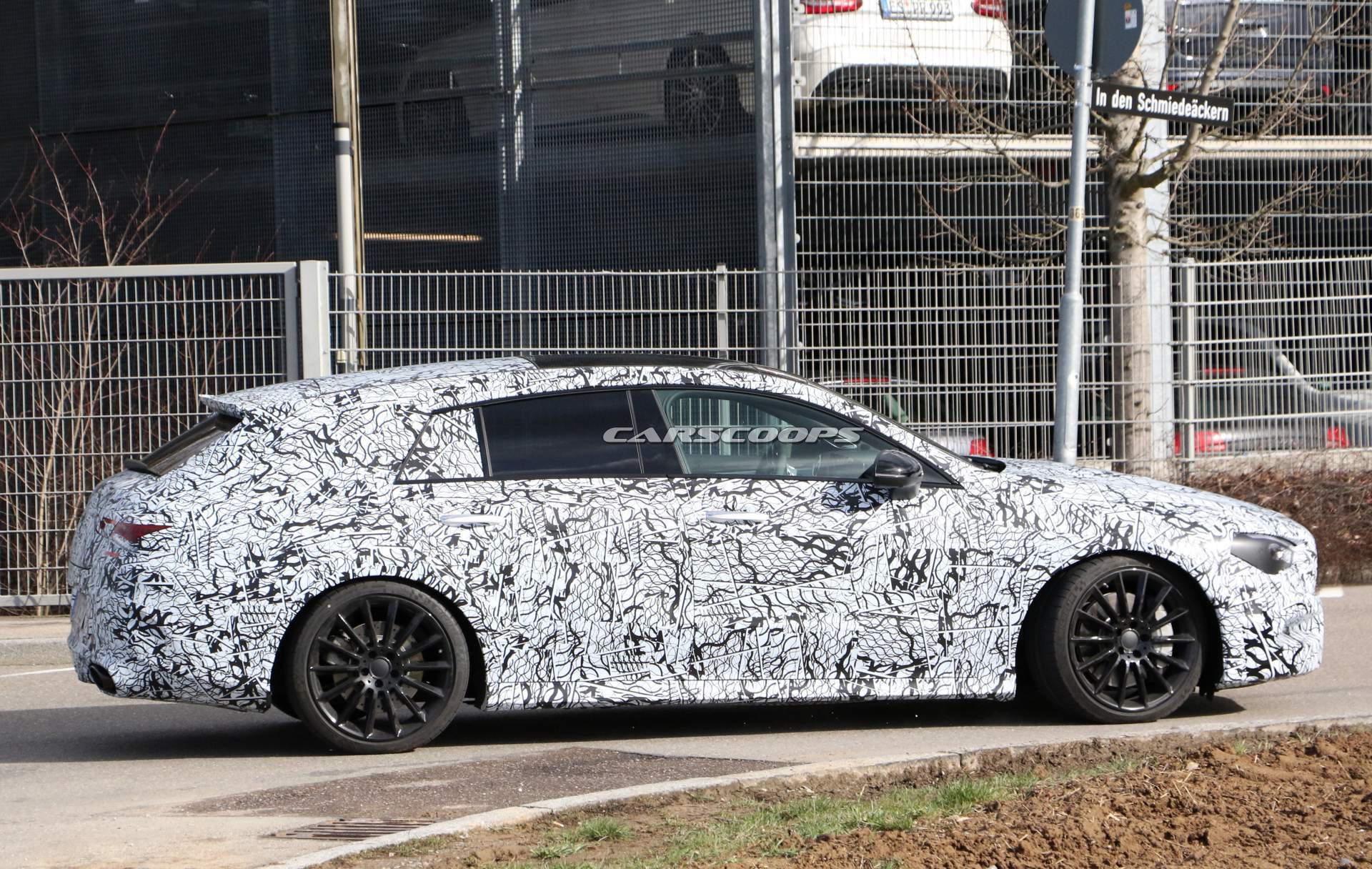 Mercedes-AMG CLA Shooting Brake spy shots 7 New Mercedes-AMG CLA 35 Shooting Brake Coming With 302HP